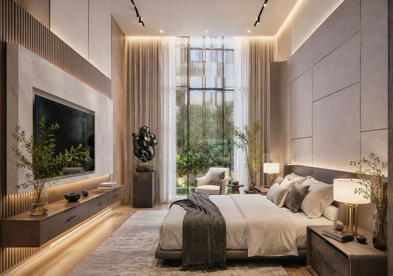 ⭐️ONLY ONE BRAND NEW SEMI-D @ ROBIN CLOSE | WITHIN 1KM TO ACS & SCGS PRIMARY | NEAR STEVENS MRT⭐️, Robin Close Stevens Fernhills Trevose Tempua Unggas Bahasa Tudor University Watten Shelford Hillcrest Greenwood Gentle Chancery Cluny Balmoral Robin Goldhill Barker Mount Rosie Harom Setangkai Dalkeith Berrima Harlyn Camborne Kheam Hock Duchess, 6 Bedrooms, 8,527 sqft, Semi-Detached House For Sale, by Damian Tan 陈係赈, 500140155 - Master Bedroom - PropertyGuru.com.sg
