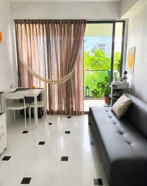 Sophia Hills, 25 Mount Sophia, 1 Bedroom, 460 sqft, Condominium For Rent, by Cyan Ho (何永全), 500140183 - Living Room - PropertyGuru.com.sg