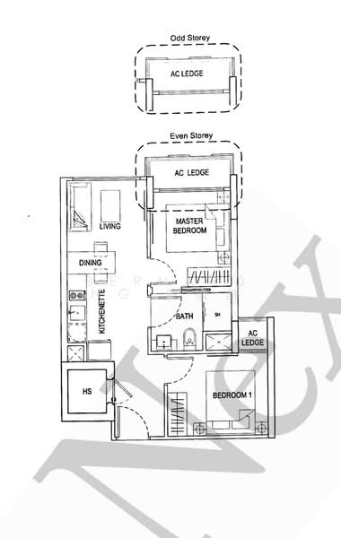 The Hillford, 178 Jln Jurong Kechil, 2 Bedrooms, 506 sqft, Condominium For Rent, by Bernard Ng 黄俊凯, 500140357 - PropertyGuru.com.sg