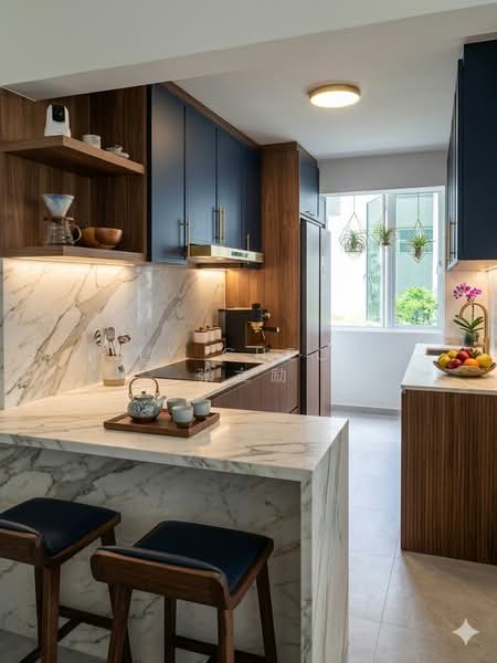 Hillview 128, 124 Hillview Avenue, 3 Bedrooms, 1,044 sqft, Apartment For Sale, by Lily Cheong 张立励, 500140388 - Kitchen - PropertyGuru.com.sg