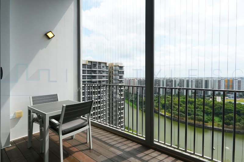 RiverTrees Residences, 25 Fernvale Close, 4 Bedrooms, 1,410 sqft, Condominium For Rent, by Lawrence Teo (赵世廷), 500140419 - Balcony - PropertyGuru.com.sg