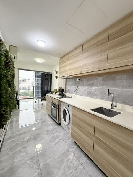 The Poiz Residences, 10 Meyappa Chettiar Road, 1 Bedroom, 484 sqft, Condominium For Rent, by Yoker Wong, 500140442 - Kitchen - PropertyGuru.com.sg