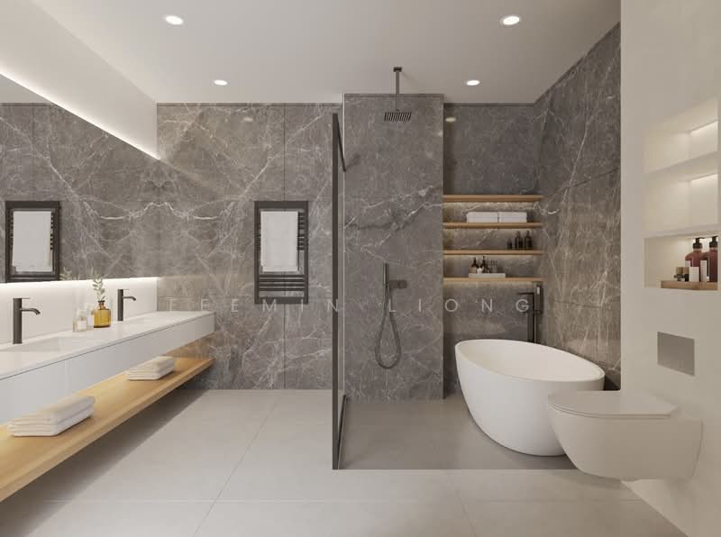 Luxury landed just for you, , 5 Bedrooms, 5,425 sqft, Terraced House For Sale, by Feemin Liong, 500140519 - Bathroom - PropertyGuru.com.sg