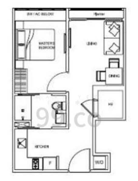 Everitt Edge, 83 Joo Chiat Place, 1 Bedroom, 431 sqft, Condominium For Sale, by Mark Yeo (杨复中), 500140531 - PropertyGuru.com.sg