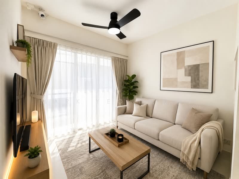 Everitt Edge, 83 Joo Chiat Place, 1 Bedroom, 431 sqft, Condominium For Sale, by Mark Yeo (杨复中), 500140531 - Living Room - PropertyGuru.com.sg