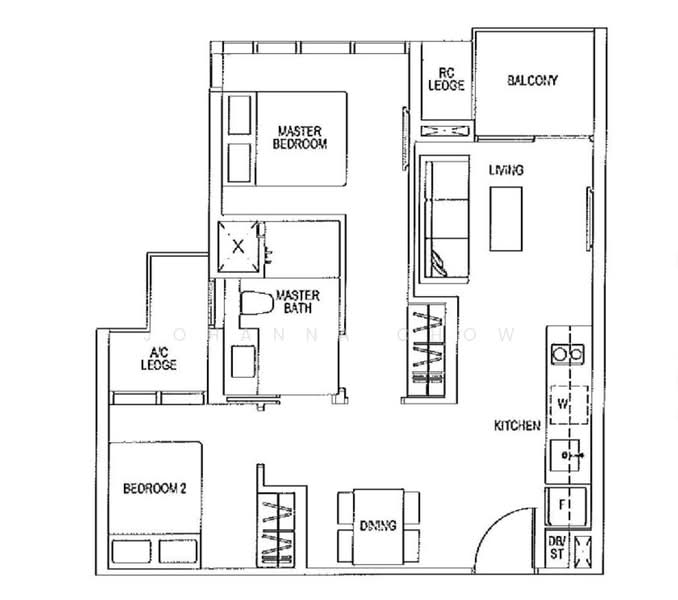 Sims Urban Oasis, 2 Sims Drive, 2 Bedrooms, 624 sqft, Condominium For Rent, by Johanna Chow, 500140565 - PropertyGuru.com.sg