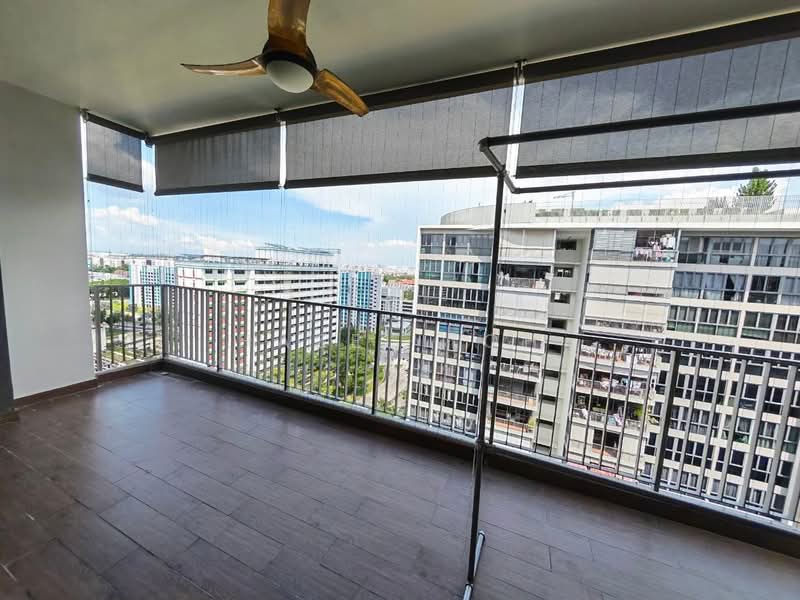 SkyPark Residences, 5 Sembawang Crescent, 4 Bedrooms, 1,302 sqft, Executive Condominium For Sale, by Hazel Toh, 500140566 - Balcony - PropertyGuru.com.sg