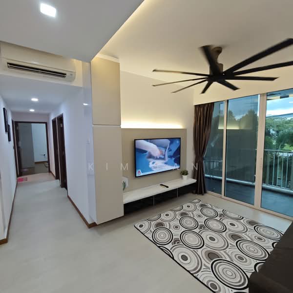 1 Canberra, 7 Canberra Drive, 3 Bedrooms, 1,044 sqft, Executive Condominium For Rent, by Kim Tan, 500140723 - Living Room - PropertyGuru.com.sg