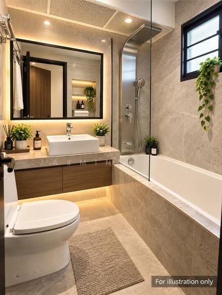 472C Fernvale Street, 472C Fernvale Street, Seletar / Yio Chu Kang, 3 Bedrooms, 1,000 sqft, HDB Flat For Sale, by Jasmine Tan, 500140734 - Bathroom - PropertyGuru.com.sg