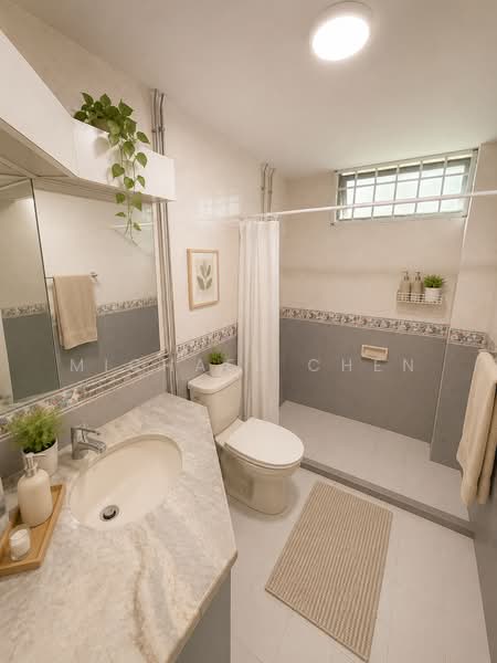 Emerald Park, 2 Indus Road, 2 Bedrooms, 883 sqft, Condominium For Sale, by Michael Chen, 500140770 - Bathroom - PropertyGuru.com.sg