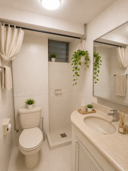 Emerald Park, 2 Indus Road, 2 Bedrooms, 883 sqft, Condominium For Sale, by Michael Chen, 500140770 - Bathroom - PropertyGuru.com.sg