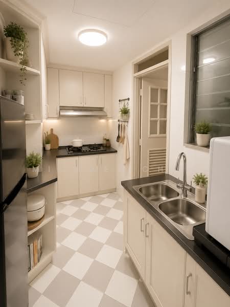 Emerald Park, 2 Indus Road, 2 Bedrooms, 883 sqft, Condominium For Sale, by Michael Chen, 500140770 - Kitchen - PropertyGuru.com.sg