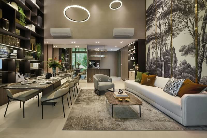 Copen Grand, Tengah Garden Walk, 5 Bedrooms, 1,561 sqft, Executive Condominium For Sale, by Vanessa Owh, 500140819 - Living Room - PropertyGuru.com.sg