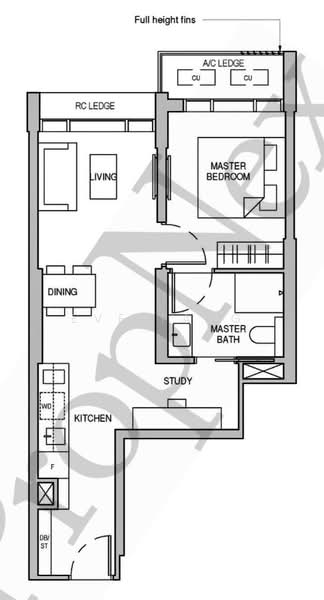Sceneca Residence, 26 Tanah Merah Kechil Link, 1 Bedroom, 538 sqft, Condominium For Rent, by Eve Tang, 500140848 - PropertyGuru.com.sg