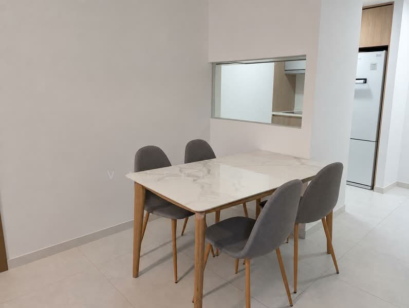 One-North Eden, 8 Slim Barracks Rise, 2 Bedrooms, 689 sqft, Condominium For Rent, by Valerie Jin, 500140851 - Dining Room - PropertyGuru.com.sg