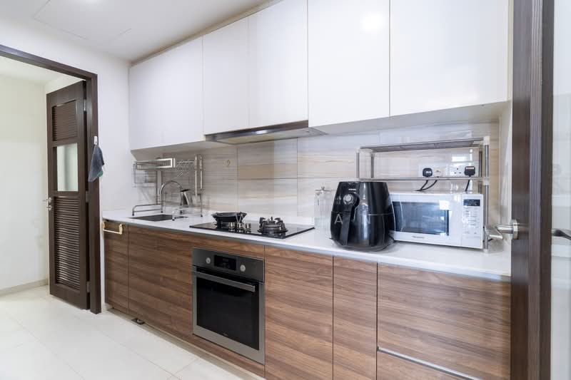 The Brownstone, 160 Canberra Drive, 3 Bedrooms, 990 sqft, Executive Condominium For Sale, by Dewi Tan, 500140852 - Kitchen - PropertyGuru.com.sg