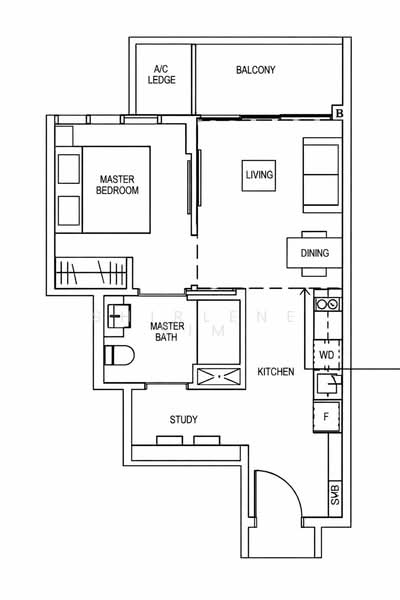 Riverfront Residences, 41 Hougang Avenue 7, 1 Bedroom, 517 sqft, Condominium For Sale, by Shirlene Sim, 500140894 - PropertyGuru.com.sg