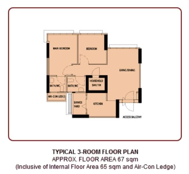 116A Jalan Tenteram, 116A Jalan Tenteram, 2 Bedrooms, 721 sqft, HDB Flat For Sale, by Ferlicia Lim, 500140910 - PropertyGuru.com.sg