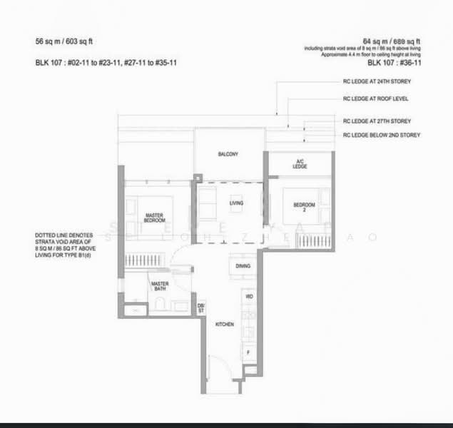 Whistler Grand, 107 West Coast Vale, 2 Bedrooms, 689 sqft, Condominium For Sale, by Jose Loh Zhenhao, 500140917 - PropertyGuru.com.sg