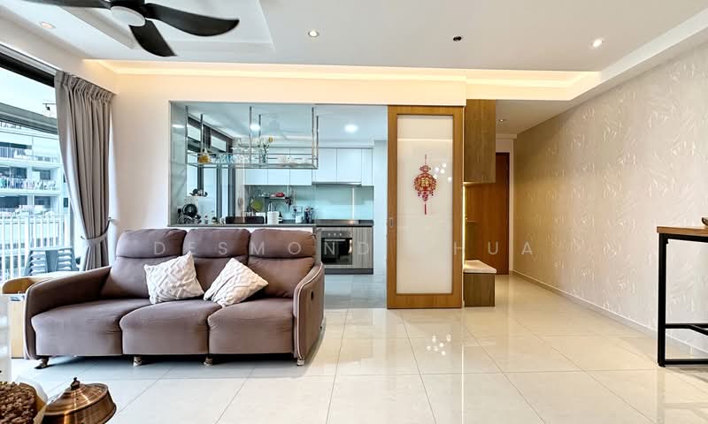 Rivercove Residences EC, 30 Anchorvale Ln, 3 Bedrooms, 1,076 sqft, Executive Condominium For Rent, by Desmond Chua, 500140948 - Living Room - PropertyGuru.com.sg