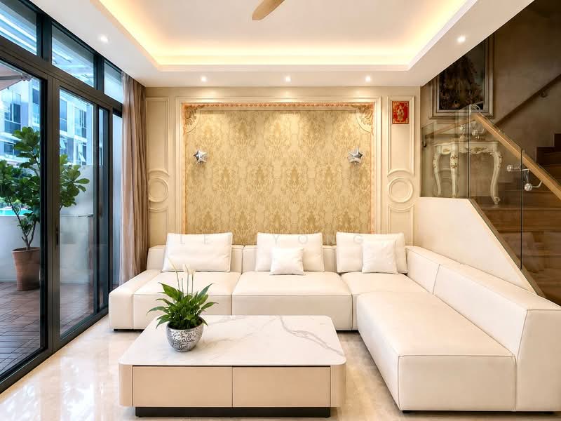 Belgravia Villas, 200 Ang Mo Kio Avenue 5, 6 Bedrooms, 3,585 sqft, Terraced House For Sale, by Lee Yong, 500140968 - Living Room - PropertyGuru.com.sg