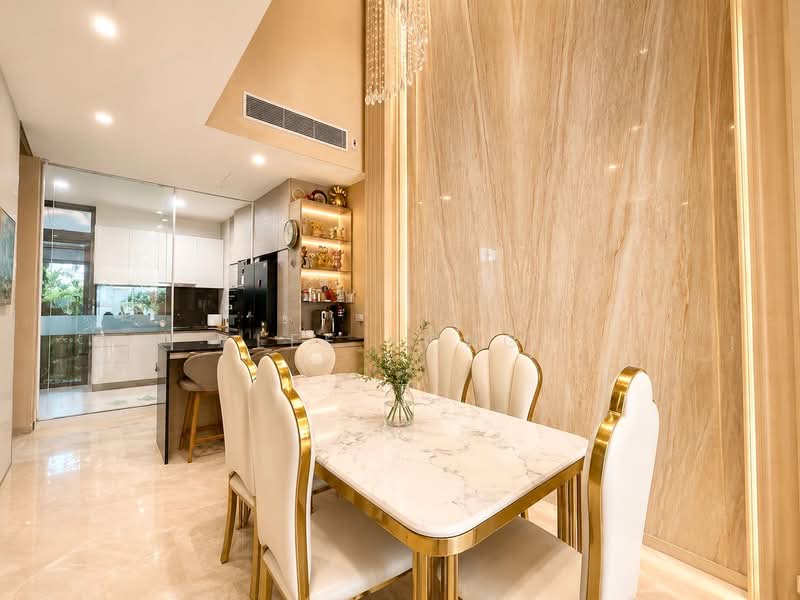 Belgravia Villas, 200 Ang Mo Kio Avenue 5, 6 Bedrooms, 3,585 sqft, Terraced House For Sale, by Lee Yong, 500140968 - Dining Room - PropertyGuru.com.sg