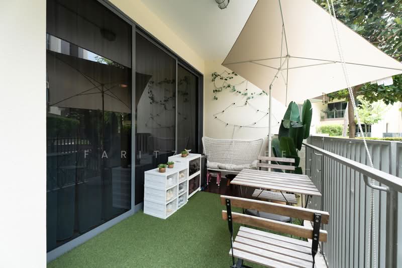 Palm Isles, 34 Flora Drive, 3 Bedrooms, 1,119 sqft, Condominium For Sale, by Faritz Hameed, 500141033 - Balcony - PropertyGuru.com.sg