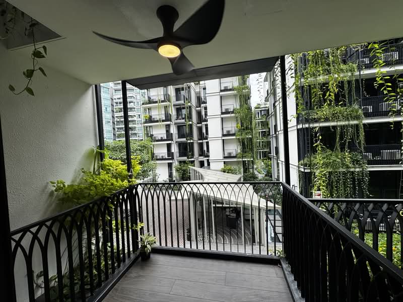Jervois Mansion, 4 Jervois Close, 1 Bedroom, 495 sqft, Condominium For Sale, by Rachel Hoe, 500141041 - Balcony - PropertyGuru.com.sg