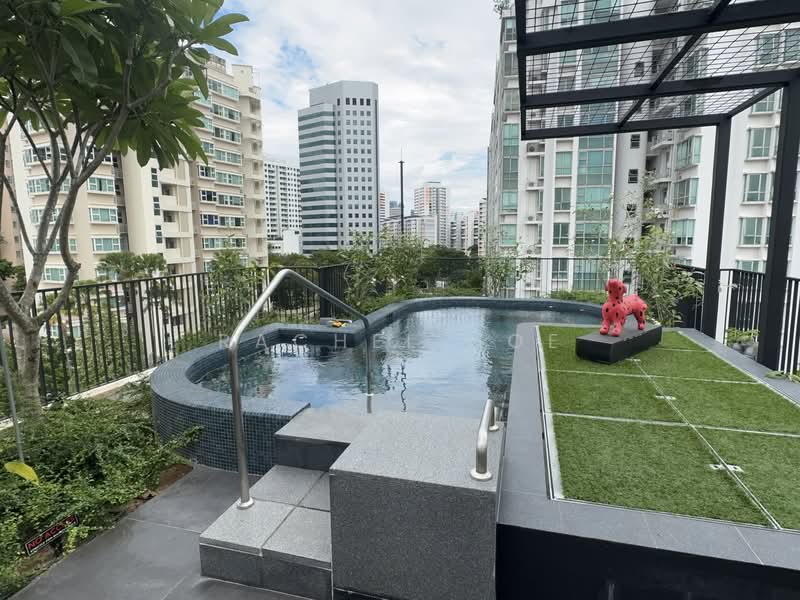 Jervois Mansion, 4 Jervois Close, 1 Bedroom, 495 sqft, Condominium For Sale, by Rachel Hoe, 500141041 - Pool - PropertyGuru.com.sg