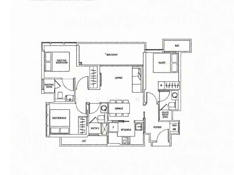 Arena Residences, 20 Guillemard Crescent, 3 Bedrooms, 882 sqft, Condominium For Rent, by Kelvin Neo, 500141076 - PropertyGuru.com.sg