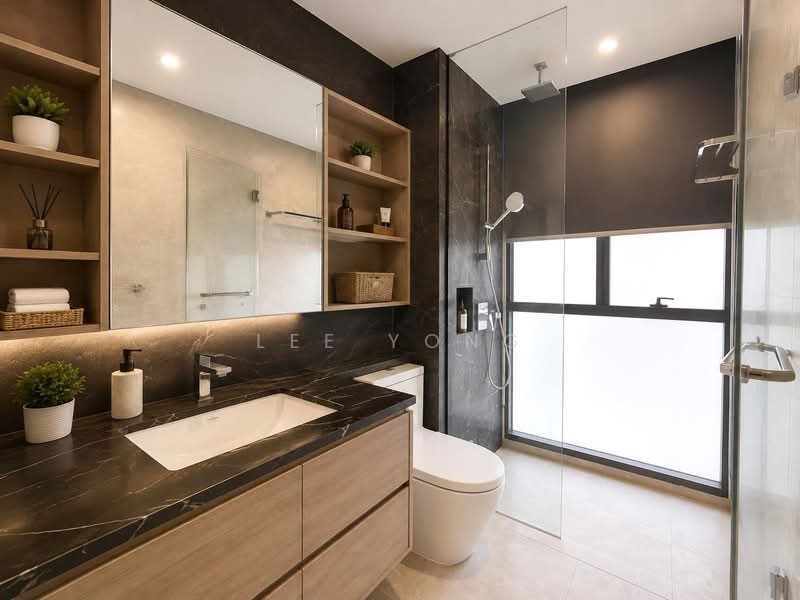 Freehold 5 storey with lift, Ang mo Kio, cluster landed, Belgravia villas, Belgravia drive , Ang mo Kio drive, 6 Bedrooms, 3,585 sqft, Cluster House For Sale, by Lee Yong, 500141108 - Bathroom - PropertyGuru.com.sg