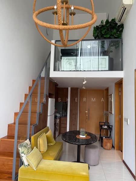 Pollen & Bleu, 17 Farrer Drive, 2 Bedrooms, 1,163 sqft, Condominium For Sale, by Ella Sherman, 500141130 - Living Room - PropertyGuru.com.sg