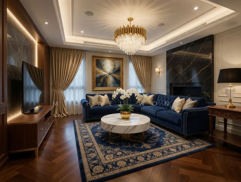 Sime road, Sime road, 5 Bedrooms, 4,998 sqft, Semi-Detached House For Sale, by Michael Wong, 500141150 - Living Room - PropertyGuru.com.sg