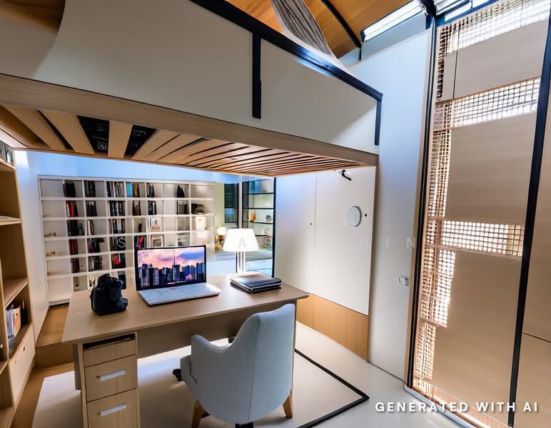349 Corporation Drive, 349 Corporation Drive, 4 Bedrooms, 1,312 sqft, HDB Flat For Sale, by Sitimas Senin, 500141246 - Common Room 1 For Illustration Purposes - PropertyGuru.com.sg