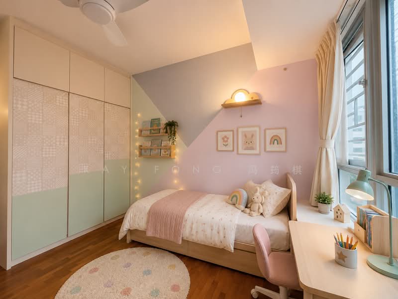 168C Simei Lane, 168C Simei Lane, 3 Bedrooms, 1,012 sqft, HDB Flat For Sale, by Kay Fong 冯筠棋, 500141264 - Common Bedroom 2 (Virtually Staged) - PropertyGuru.com.sg