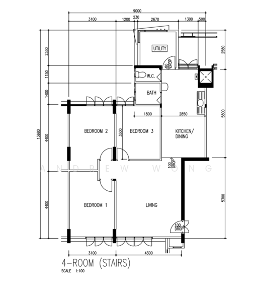 26 Jalan Berseh, 26 Jalan Berseh, 3 Bedrooms, 936 sqft, HDB Flat For Sale, by Andrew Wong, 500141335 - PropertyGuru.com.sg