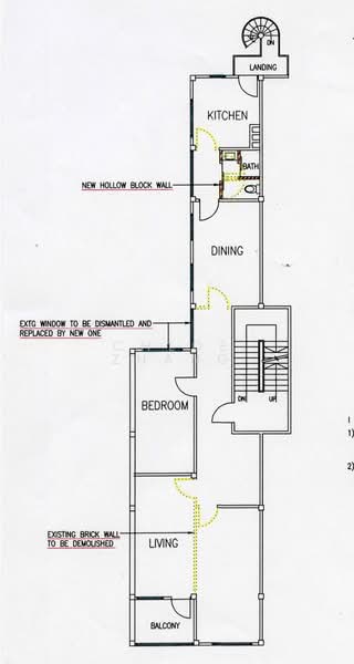 Freehold Residential Conservation Shophouse in Katong, , 3 Bedrooms, 1,184 sqft, Walk-up Apartment For Sale, by Chloe Zhang, 500141340 - PropertyGuru.com.sg