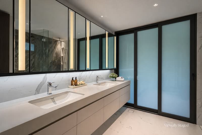 🌟Brand New🌿Wide Frontage🌟3.5 Storey Semi-D with Lift and Pool☎️Joleen 8686~9040, Binjai Park, Jalan Kampong Chantek, Sian Tuan Avenue, Greenbank Park, Rifle Range Road, Clementi Park / Upper Bukit Timah, 5 Bedrooms, 5,436 sqft, Semi-Detached House For Sale, by Joleen Lye, 500141343 - Bathroom - PropertyGuru.com.sg