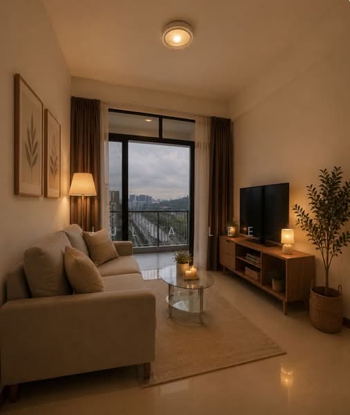 Hillion Residences, Jelebu Road, 2 Bedrooms, 710 sqft, Apartment For Sale, by Julia Lee, 500141406 - Living Room - PropertyGuru.com.sg