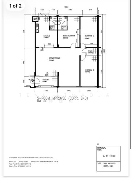 524 Serangoon North Avenue 4, 524 Serangoon North Avenue 4, 4 Bedrooms, 1,313 sqft, HDB Flat For Sale, by Teni Atmadja 陈铨莉., 500141408 - PropertyGuru.com.sg