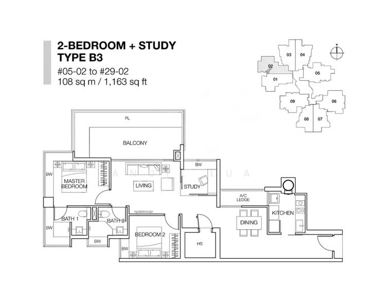 Cityscape at Farrer Park, 101 Mergui Road, 2 Bedrooms, 1,163 sqft, Condominium For Sale, by Angie Lua, 500141411 - PropertyGuru.com.sg