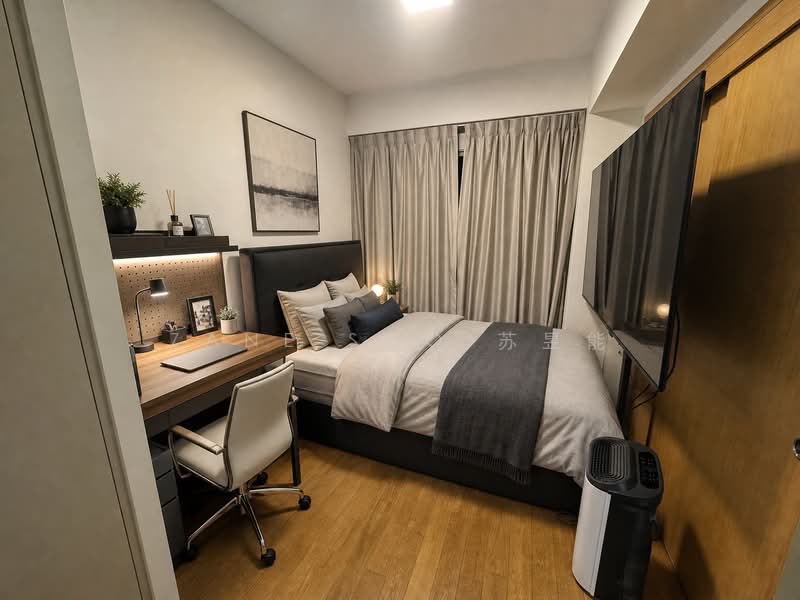Eight Riversuites, 2 Whampoa East, 1 Bedroom, 441 sqft, Condominium For Rent, by Zane Soo 苏昱能, 500141772 - Bedroom - PropertyGuru.com.sg