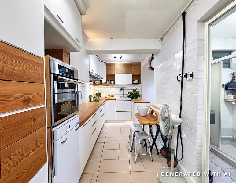 25 Telok Blangah Crescent, 25 Telok Blangah Crescent, 3 Bedrooms, 1,259 sqft, HDB Flat For Sale, by Lilian Huang 黄丽莲, 500141817 - Kitchen - PropertyGuru.com.sg