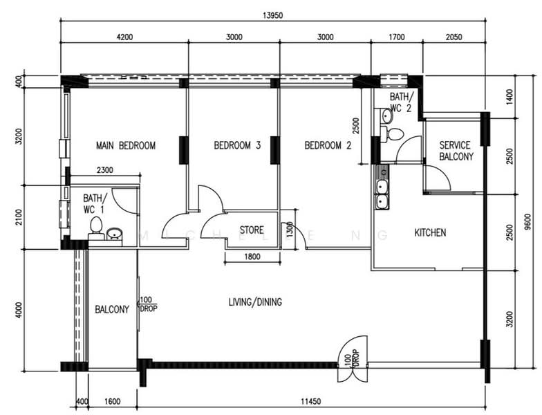 349 Tampines Street 33, 349 Tampines Street 33, 3 Bedrooms, 1,356 sqft, HDB Flat For Sale, by Michelle Ng, 500141822 - PropertyGuru.com.sg