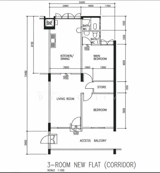 319 Ang Mo Kio Avenue 1, , 3 Bedrooms, 721 sqft, HDB Flat For Rent, by David Lim, 500141882 - PropertyGuru.com.sg