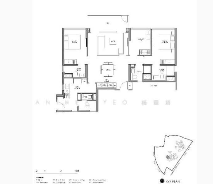 Martin Modern, 10 Martin Place, 3 Bedrooms, 1,335 sqft, Apartment For Sale, by Anthea Yeo 杨丽娇, 500141897 - PropertyGuru.com.sg
