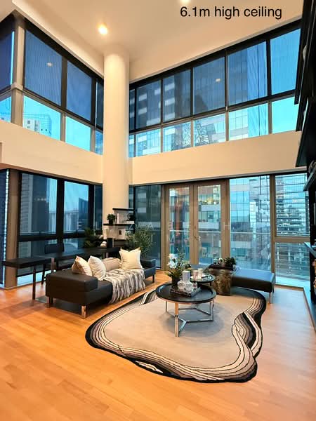 DISCOUNT Landed in the sky⭐Triplex Penthouse $14xxPSF CBD CCR City View Shenton MRT Raffles Place, , 5 Bedrooms, 6,674 sqft, Condominium For Sale, by Elizabeth Lim, 500142031 - Living Room - PropertyGuru.com.sg