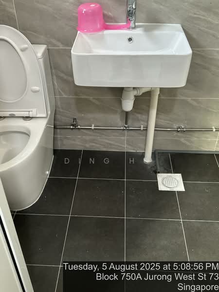 751 Jurong West Street 73, 751 Jurong West Street 73, 3 Bedrooms, 1,313 sqft, HDB Flat For Rent, by Ding Ho, 500142127 - Bathroom - PropertyGuru.com.sg