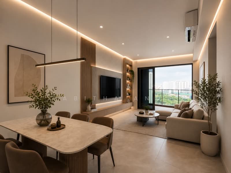 AMO Residence, 21 Ang Mo Kio Rise, 2 Bedrooms, 743 sqft, Condominium For Sale, by Tabitha Anna, 500142140 - Living Room - PropertyGuru.com.sg