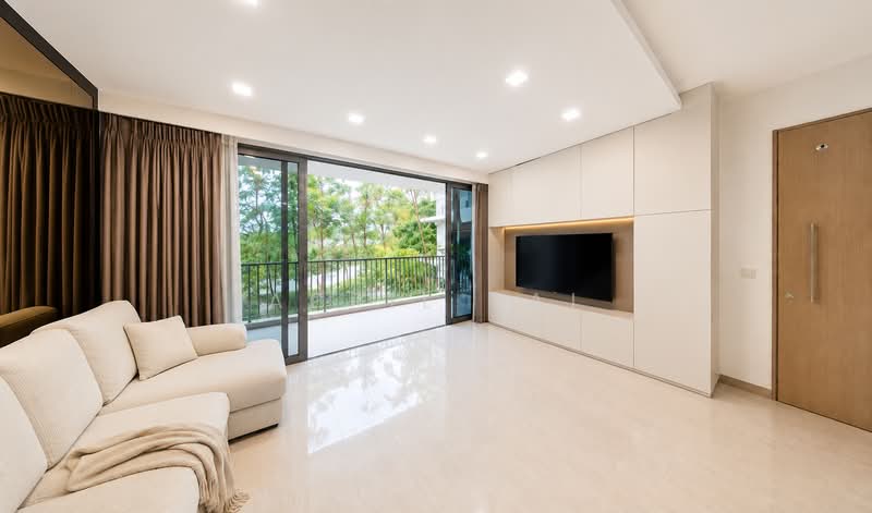 Waterwoods, Punggol Field Walk, 2 Bedrooms, 807 sqft, Executive Condominium For Sale, by April Tai, 500142215 - Living Room - PropertyGuru.com.sg